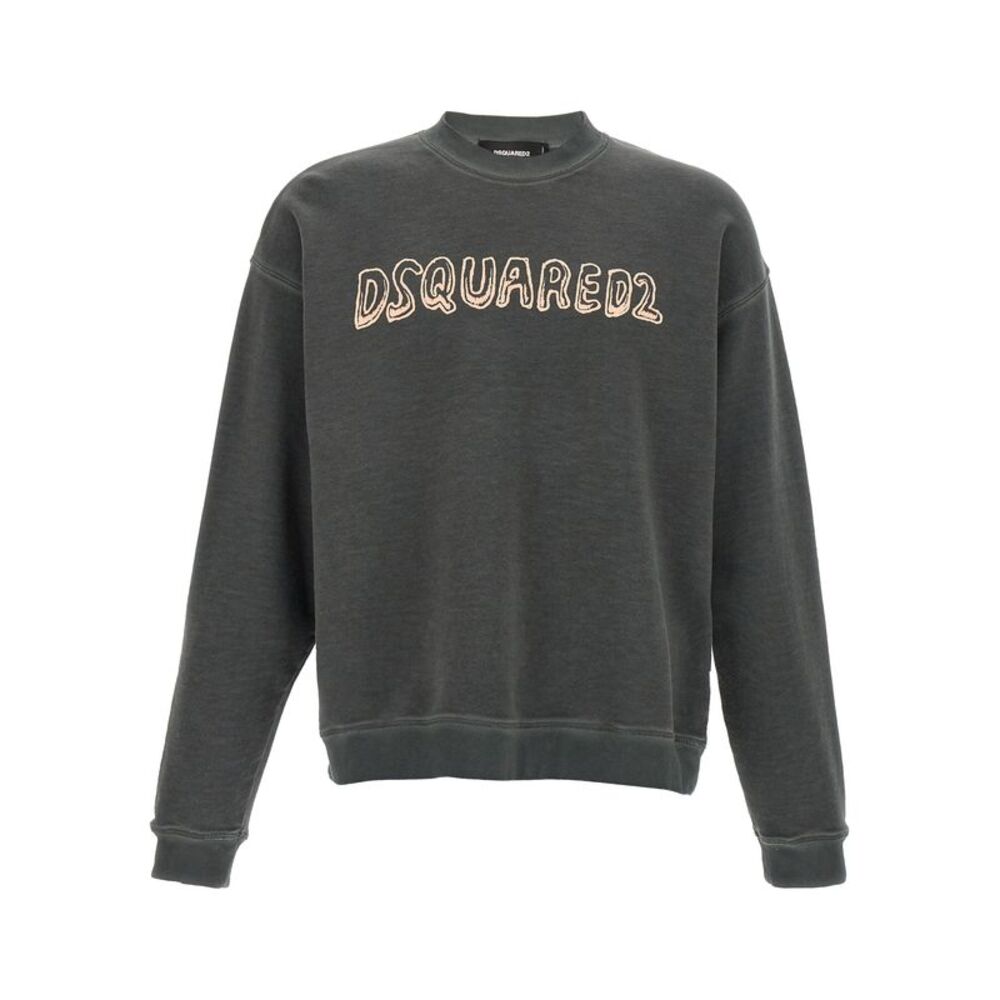 Dsquared² Gray Cotton Men's Sweatshirt